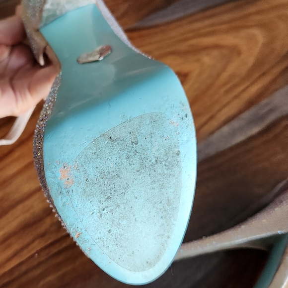 Gorgeous Bedazzled Bling Betsy Johnson High Heels,  Size 8, Beautiful, Sparkly - Picture 6 of 11